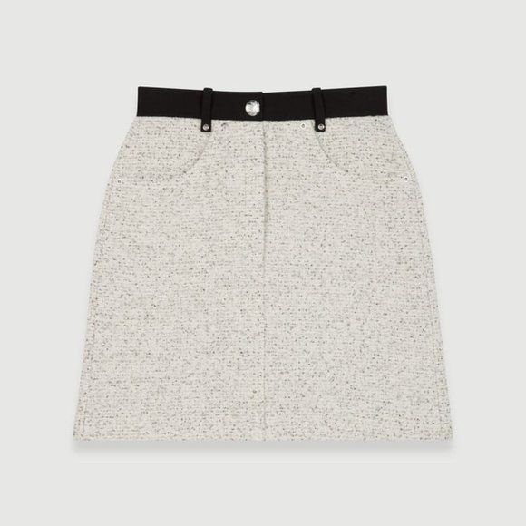Maje Matching Tweed Skirt - Picture 1 of 2